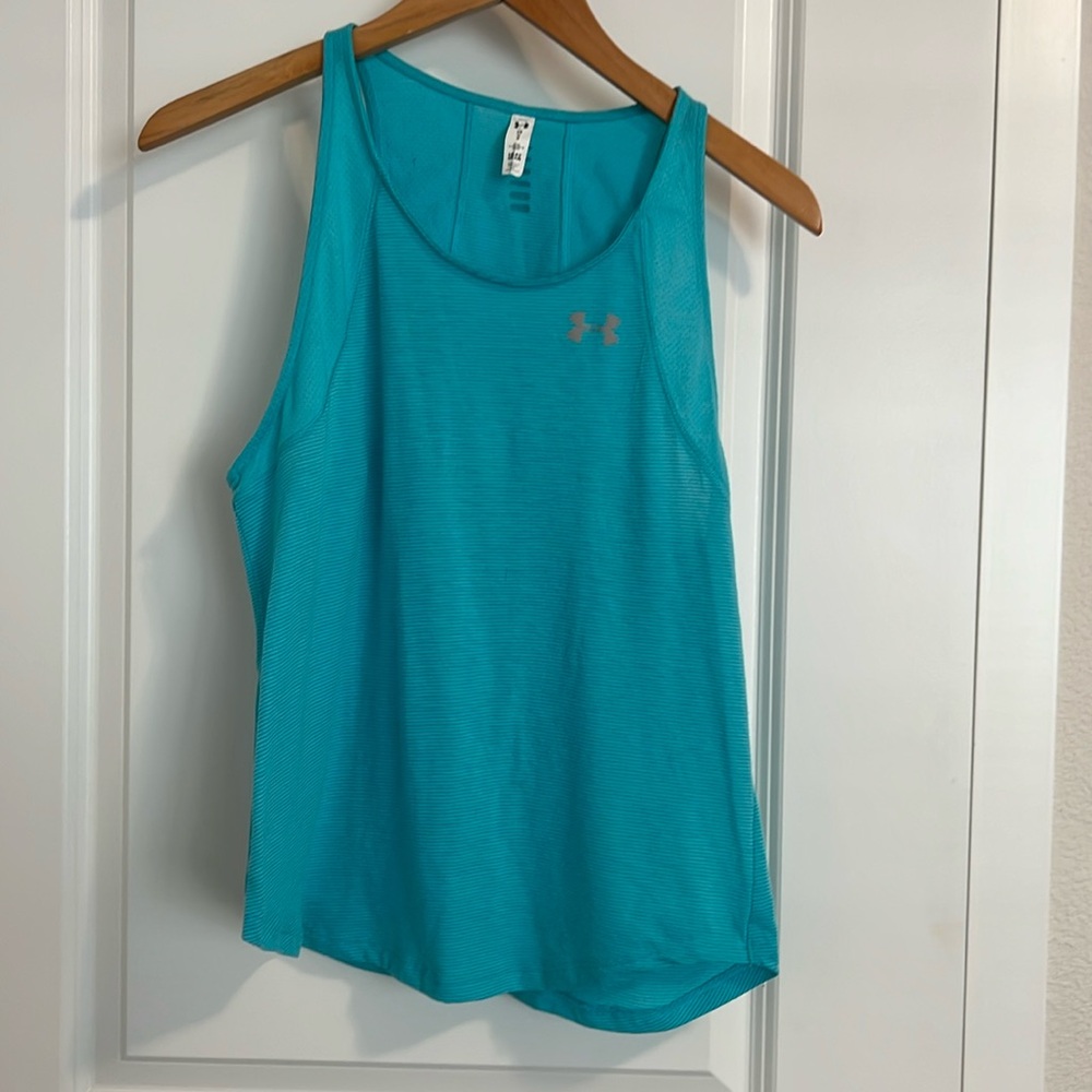 Under Armour Teal Blue Athletic Tank Top